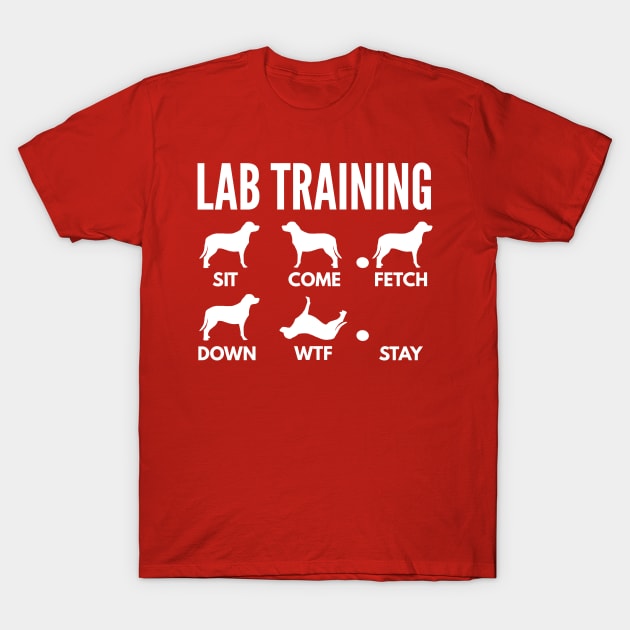 Lab Training Lab Dog Tricks T-Shirt by DoggyStyles